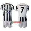 Oficiální Fotbalový Dres Juventus Cristiano Ronaldo 7 Domácí 2021-22 pro Děti